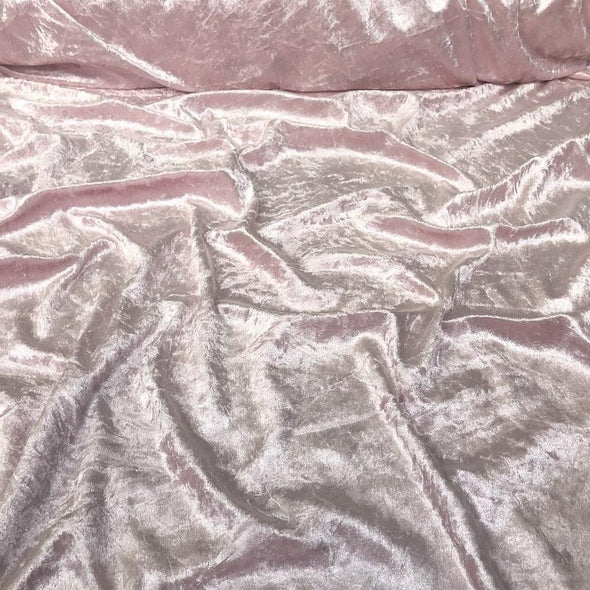 Panne Crushed Velvet 60 - Dusty Rose – Overseas Fabrics