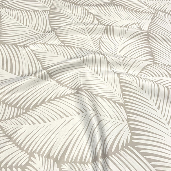 Majestic (Metallic Print) Wholesale Fabric in White and Gold – Urquid Linen