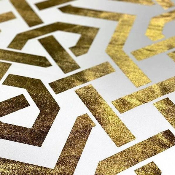 metallic gold fabric