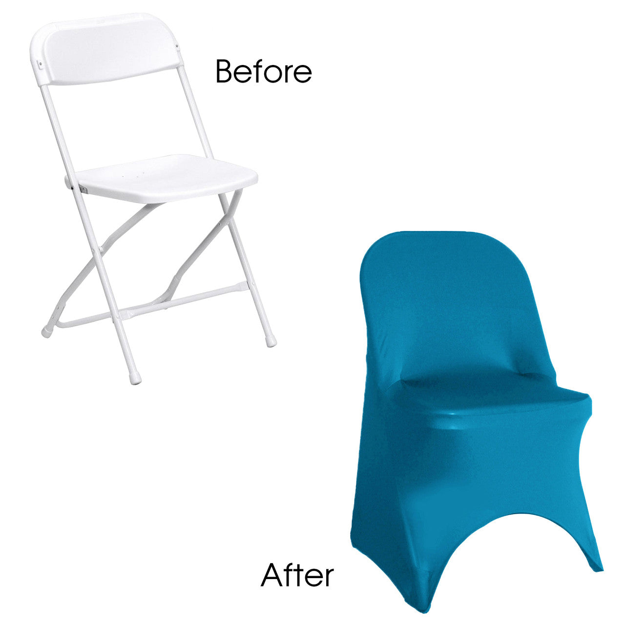 Spandex folding chair cover - Valleytablecloth