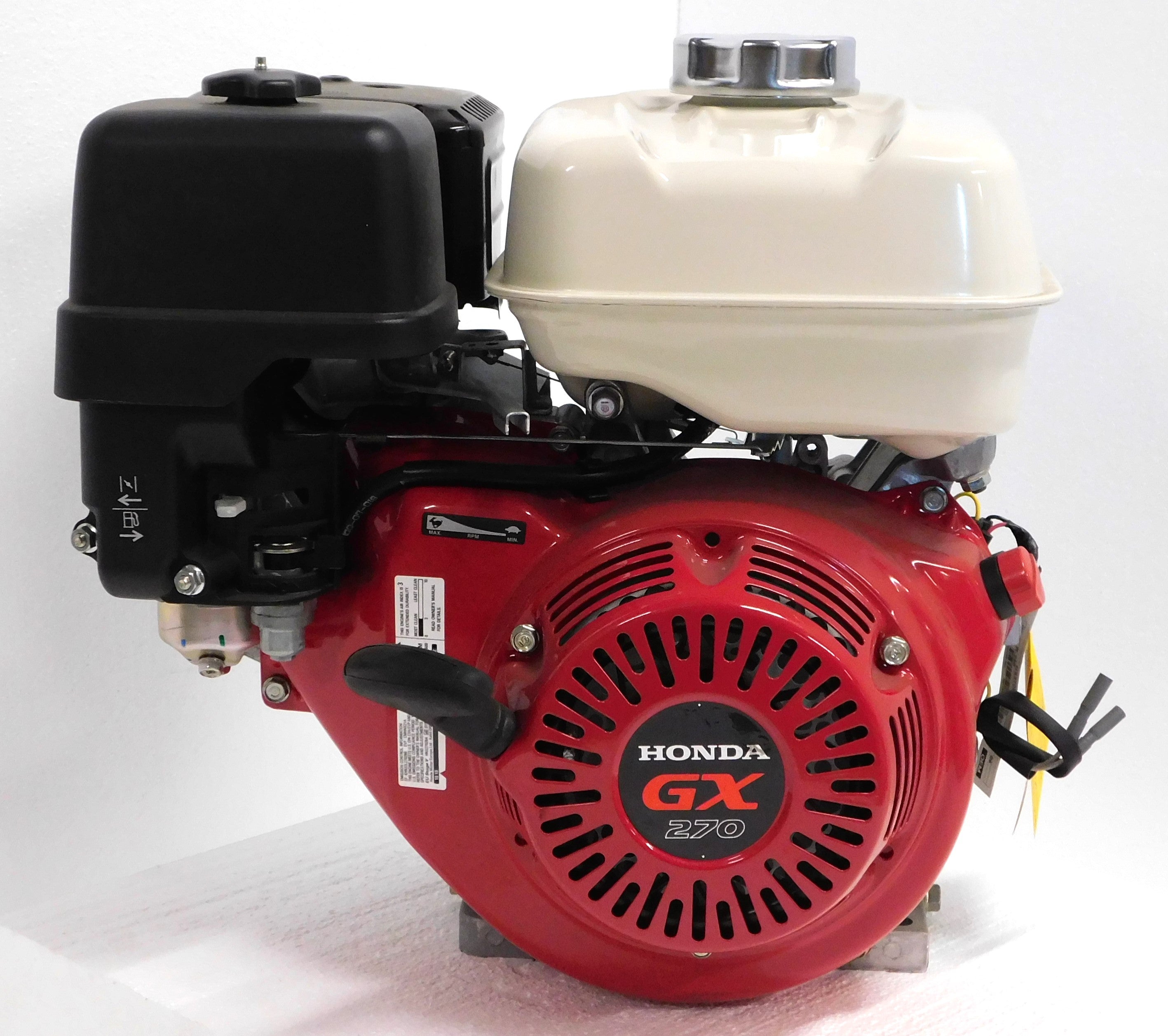 Honda Gasoline Engine: Horizontal, 3/4, 2 43/100 in Shaft Lg , 3.3 qt Fuel  Tank Capacity (Qt.)