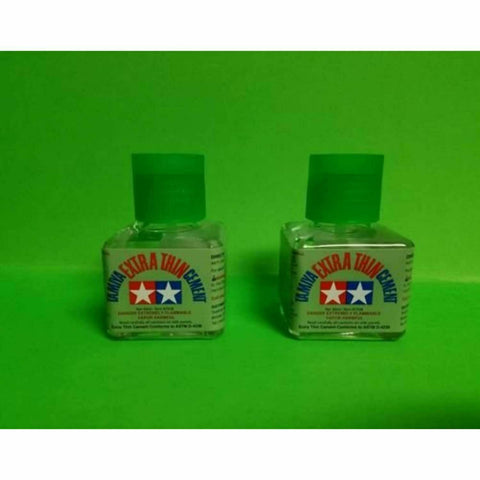 2 pack special Tamiya 87038 Extra Thin Cement Plastic Model Glue Fine –  chicagolandrc