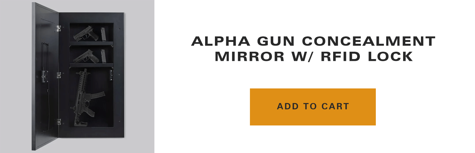 mirror gun locker