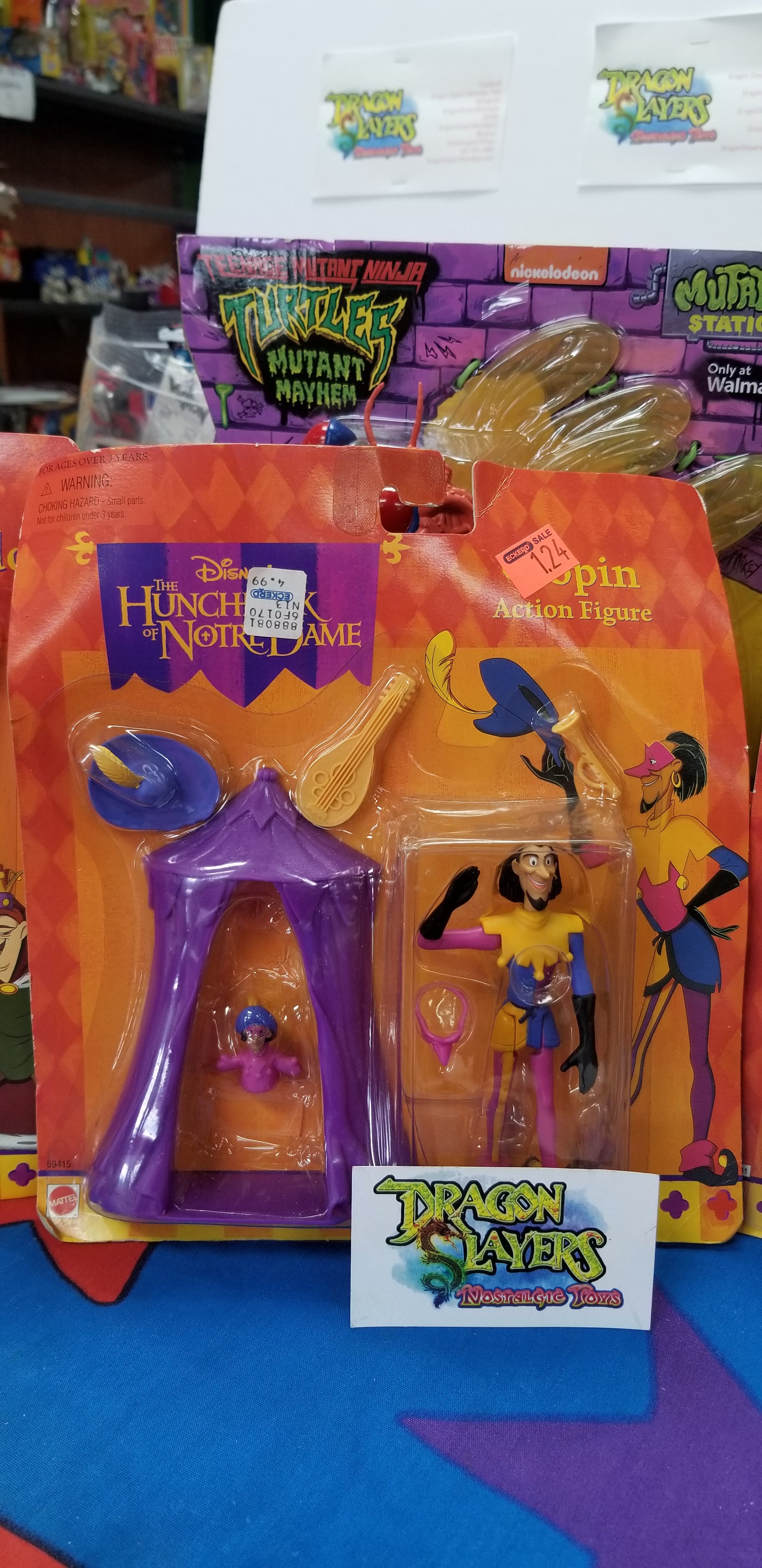 Mattel Disney Hunchback of Notre Dame Clopin Toy Action Figure