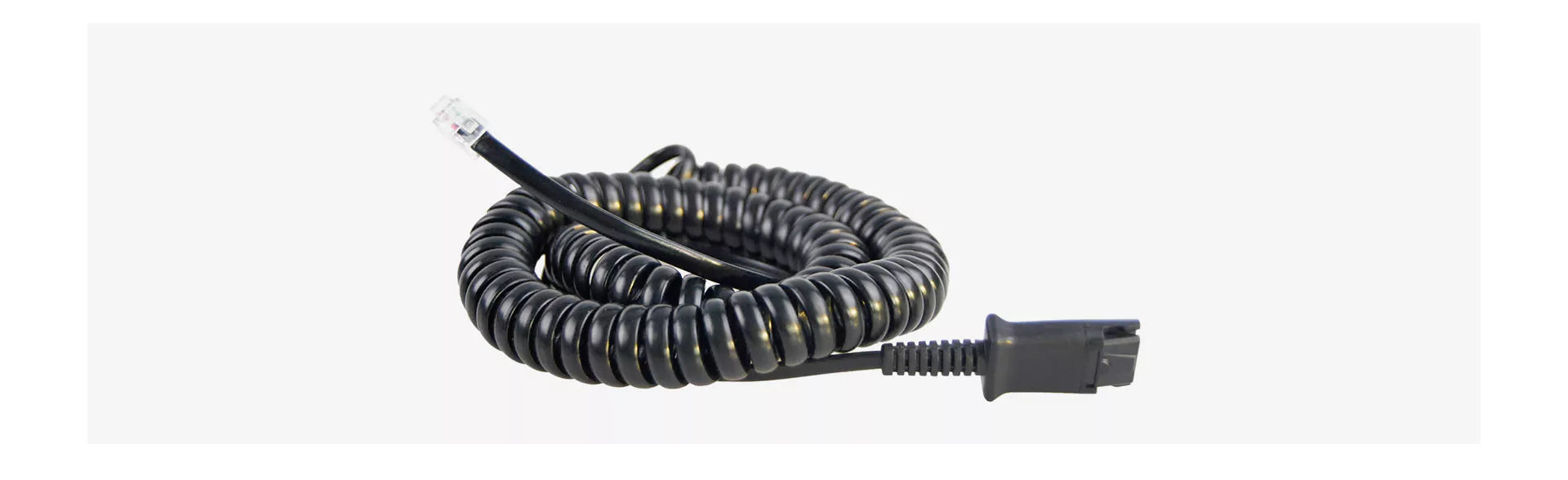 3.5mm stereo QD connecting cord with coiled cord