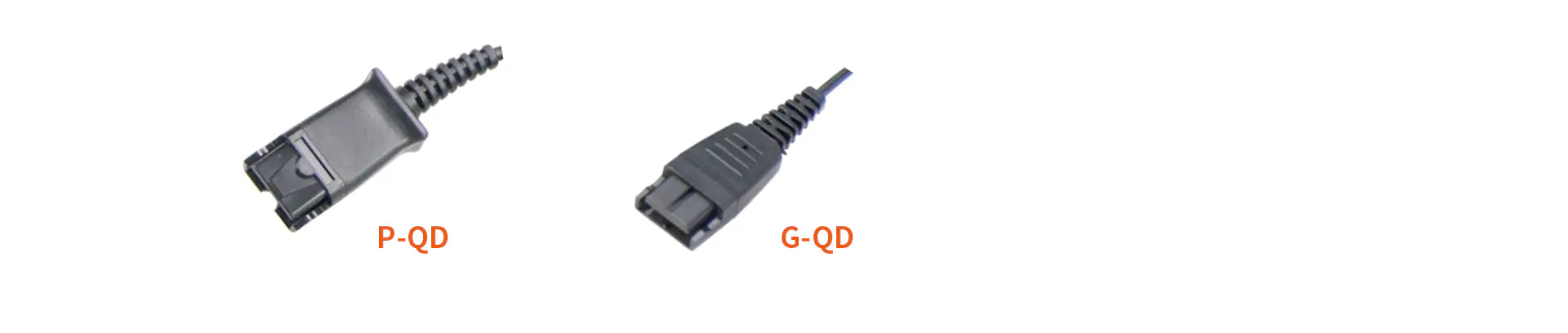 Call center headset QD cable