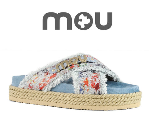 Sandalia denim Mou Primavera 24