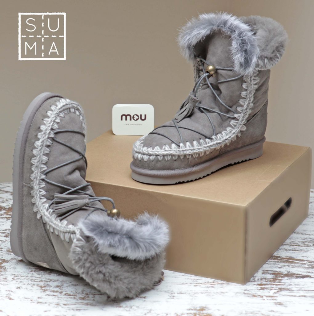 botas-Mou-cordones-gris-pespuntes