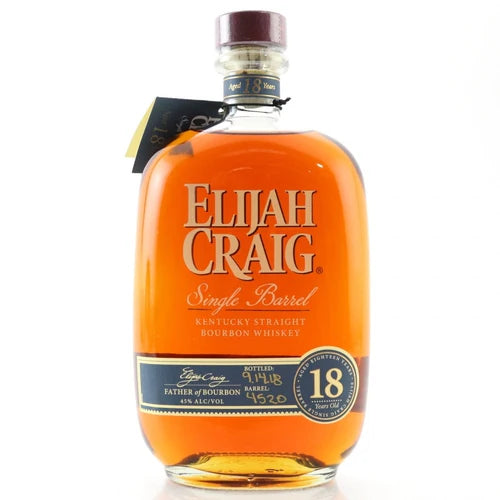 Elijah Craig 18 Year Old Single Barrel Straight Bourbon Whiskey 750ml