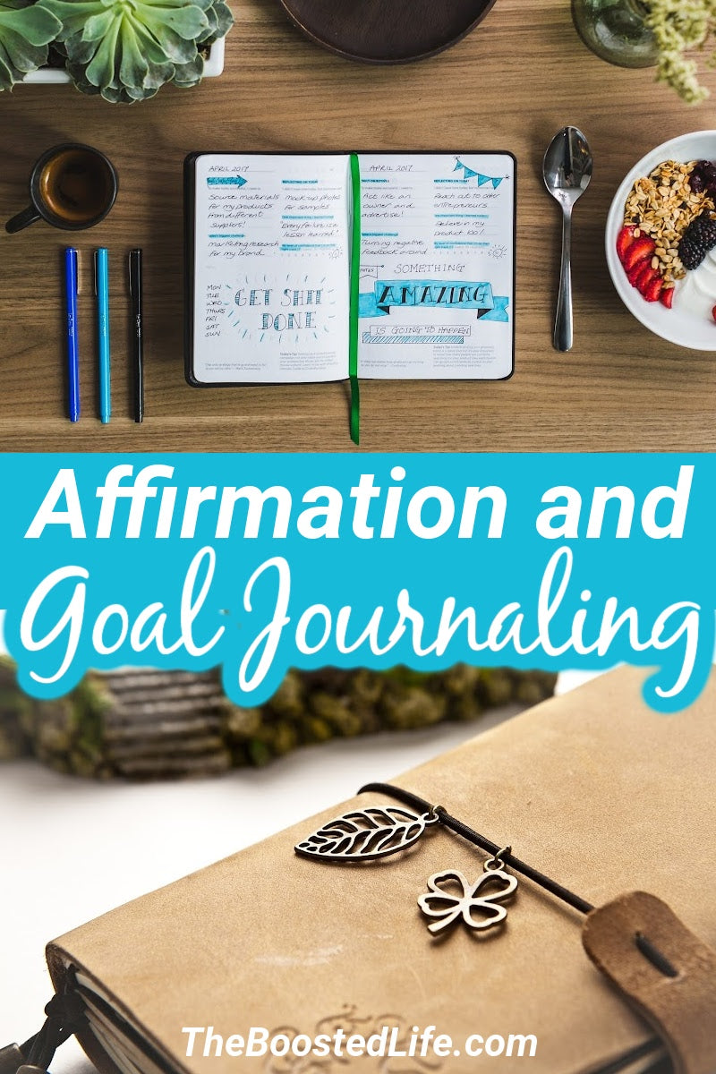Affirmation and goal journaling can help you reach your weight loss, healthy living, and wellness goals with one simple trick.