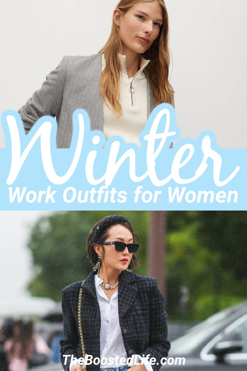 Easy Winter Work Outfits for Women – The Boosted Life
