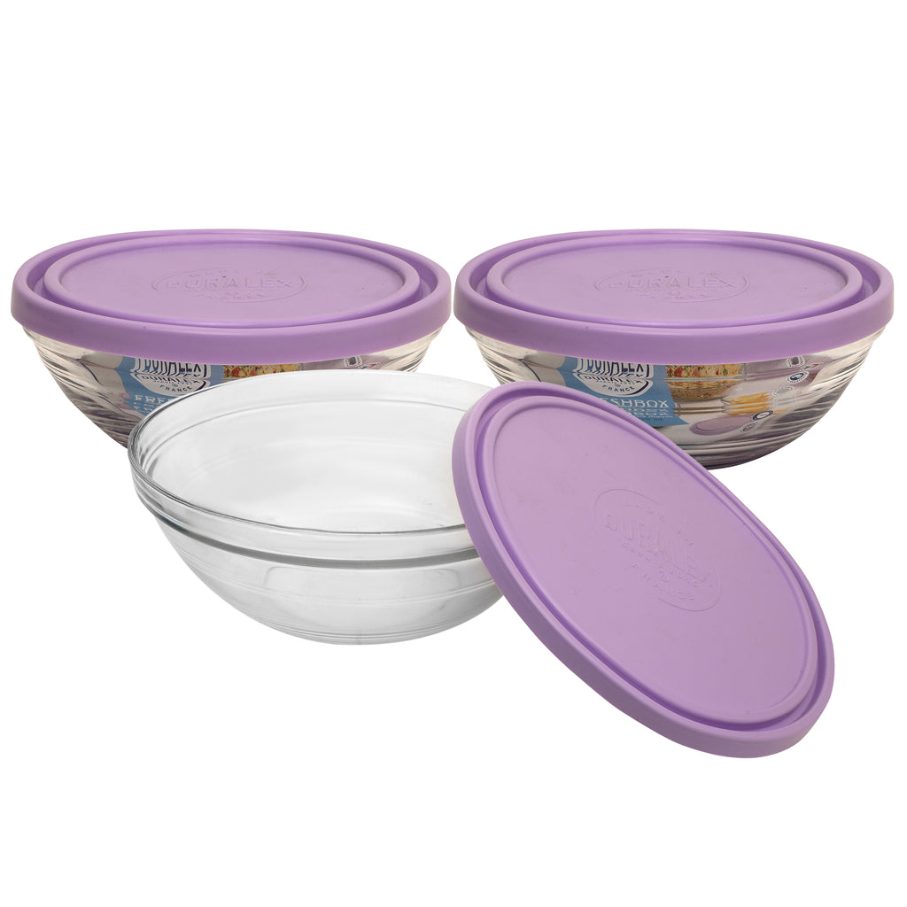 Freshbox Square Bowl with Lid, Duralex USA