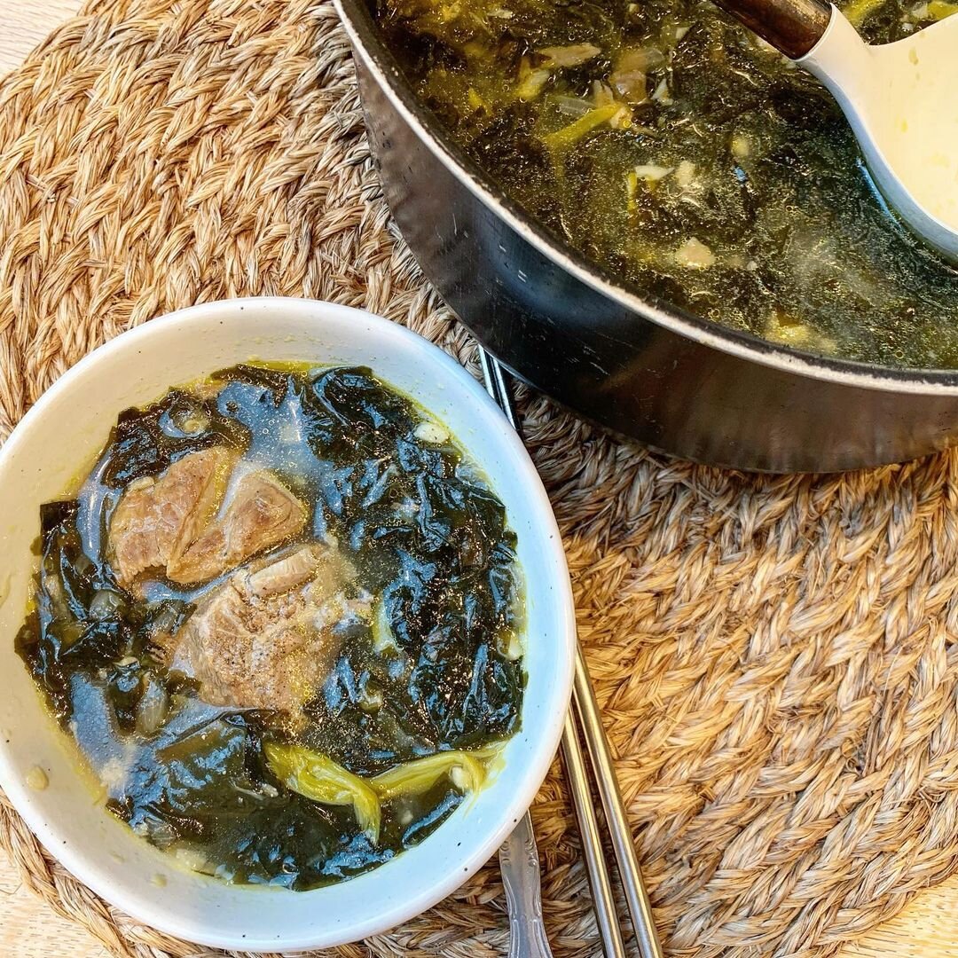 Caroline’s favorite Korean soup miyeokguk