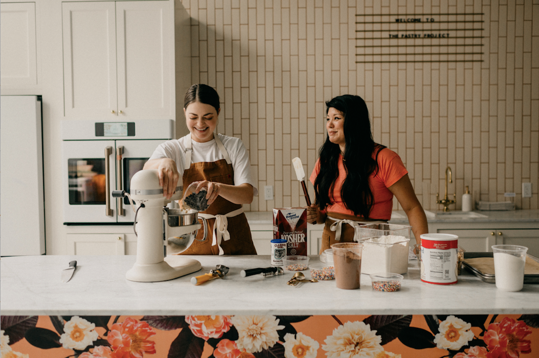 Heather and Emily in The Pastry Project kitchen. Photo by Karen Wang.