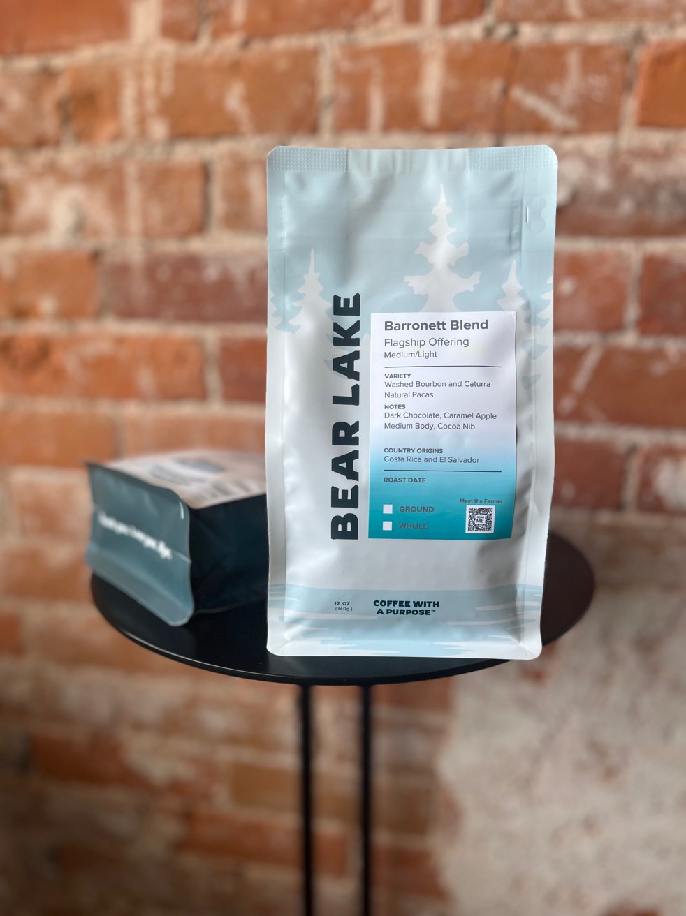 bear lake coffee co barronett blend bag