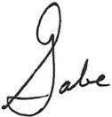 gabe signature