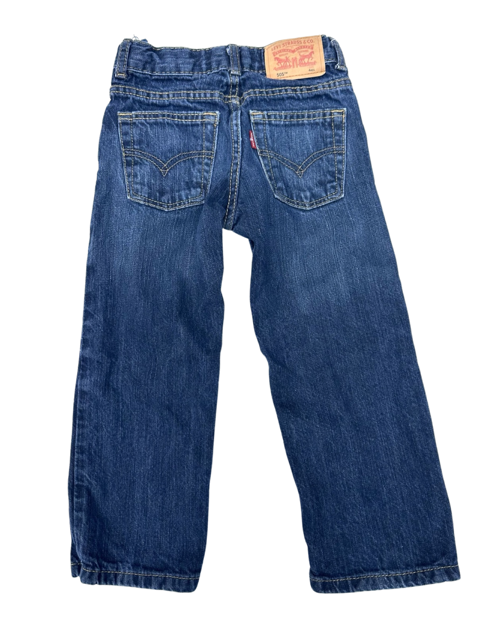 Vintage Levi's 505 straight cut dark wash jeans (3-4yrs) – Tot swap shop