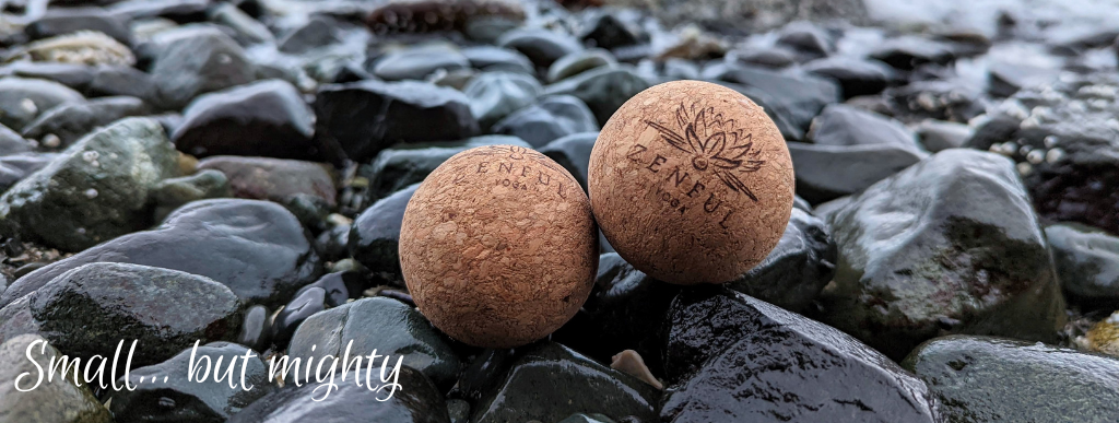 zenful yoga cork massage ball