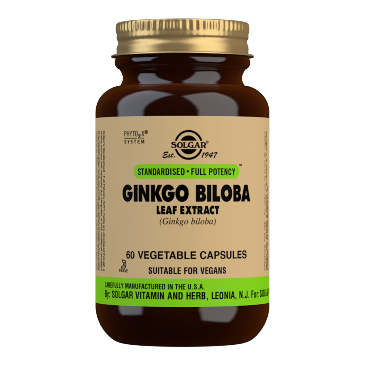 Dood in de wereld bal Gewoon doen Ginkgo Biloba Leaf Extract Vegetable Capsules – Solgar NZ