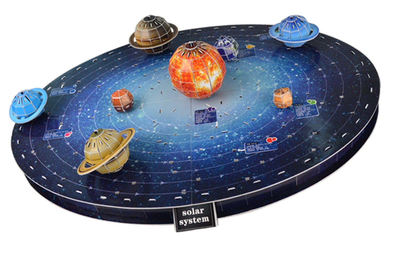 solar system paper model