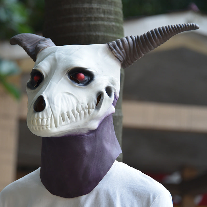 halloween goat mask