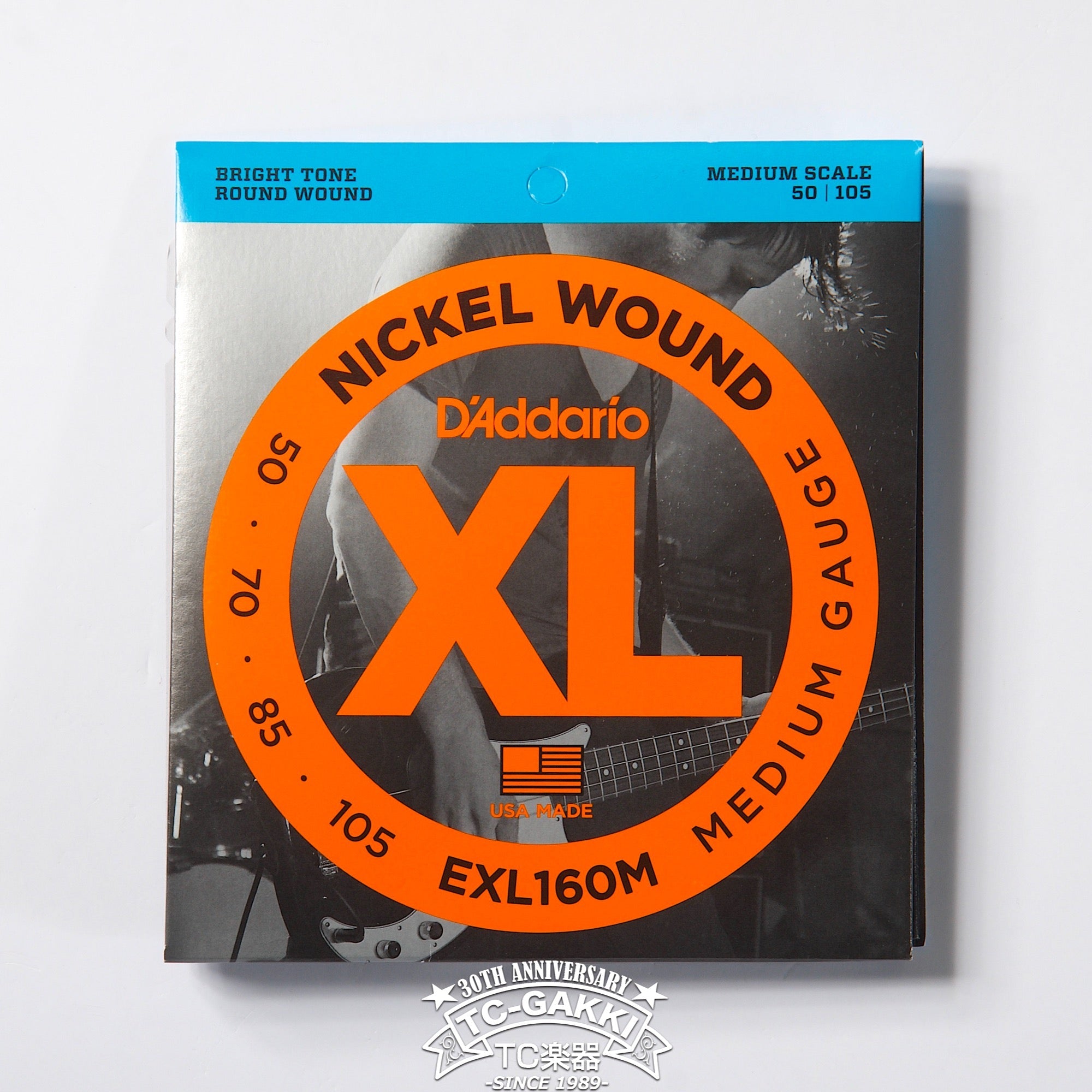 EXL160M+Nickel+Wound+Bass+Medium+50-105+Medium+-+TC楽器+-+TCGAKKI
