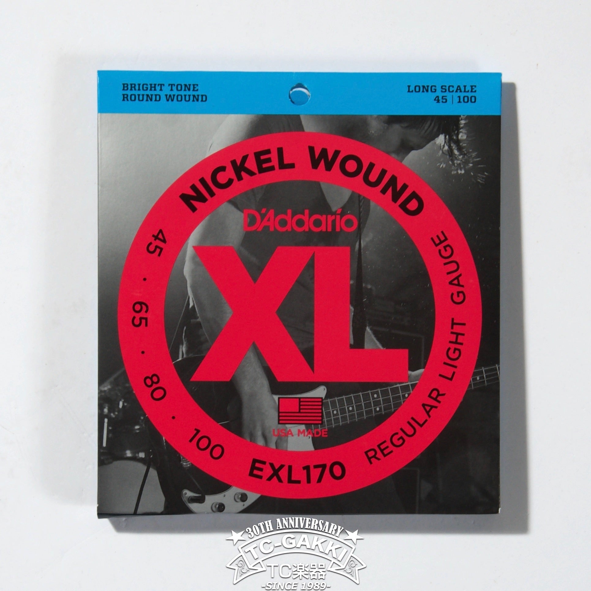 EXL170+Nickel+Wound+Bass+Light+45-100+-+TC楽器+-+TCGAKKI