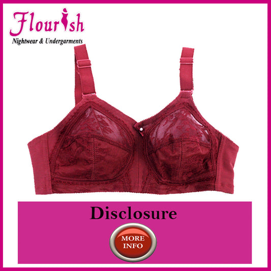 Jdayesha Noor Women Full Coverage Non Padded Transparent Removable