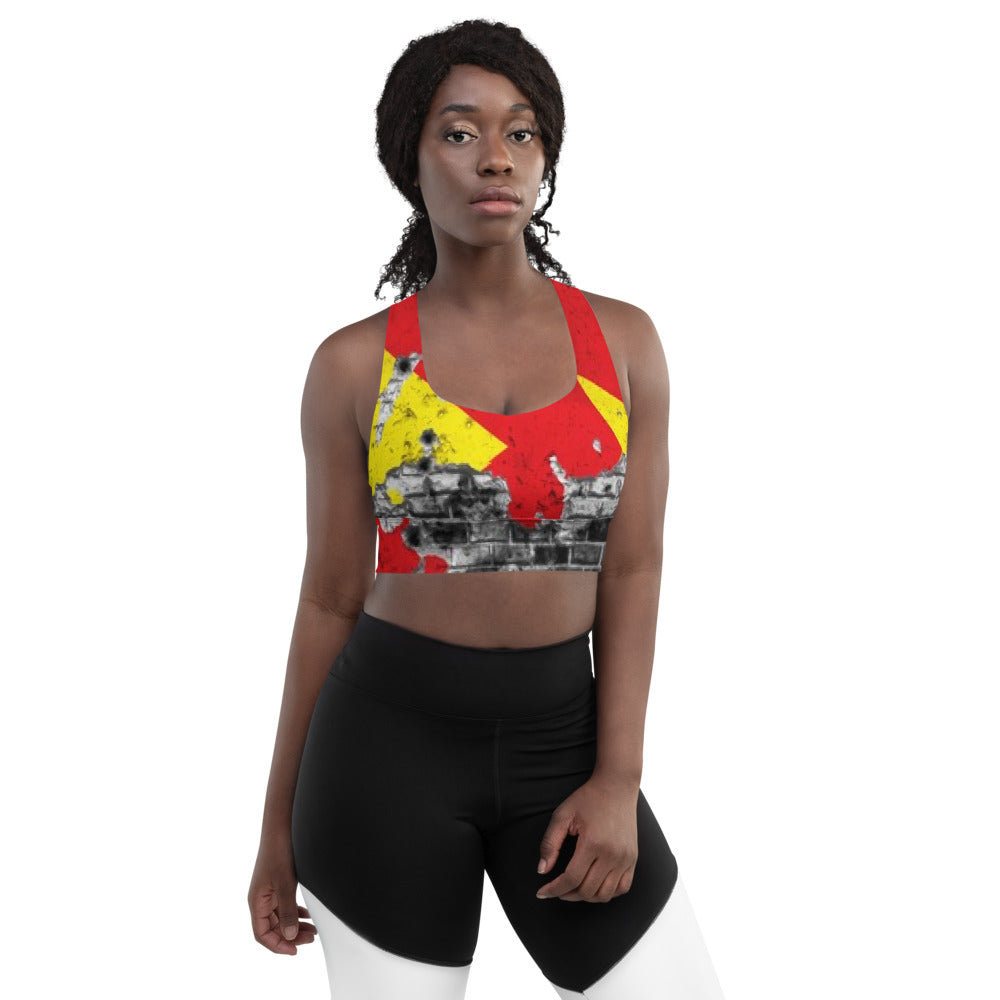 Longline sports bra