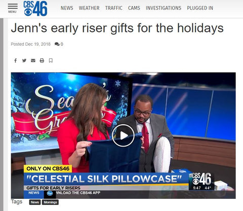 CBS Gifts for Early Riser - Celestial Silk Pillowcase