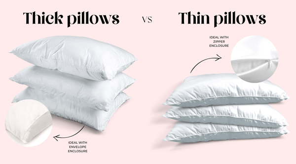 Comparison of pillows and the best pillowcase enclosure type | Celestial Silk Mulberry Silk Pillowcases and Accessories