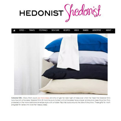 HedonistShedonist Gifts for Mothers Day Celestial Silk Pillowcase