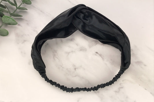 Velcro Adjustable Silk Headband