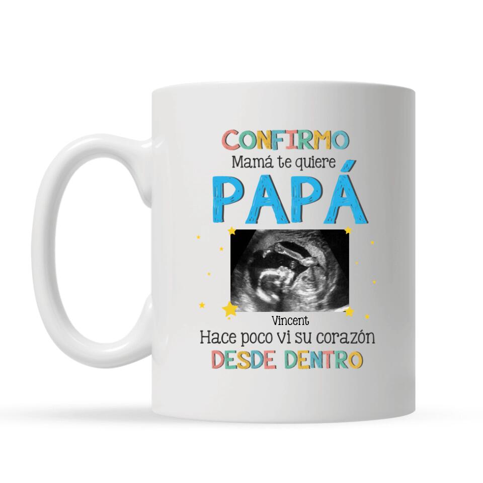 Taza Personalizada Para Papá | Personalizado Regalos Para Papá Confi - Amor1970s