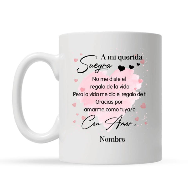 Taza Personalizada Para Suegra | Personalizado Regalo Para Suegra | A -  Amor1970s