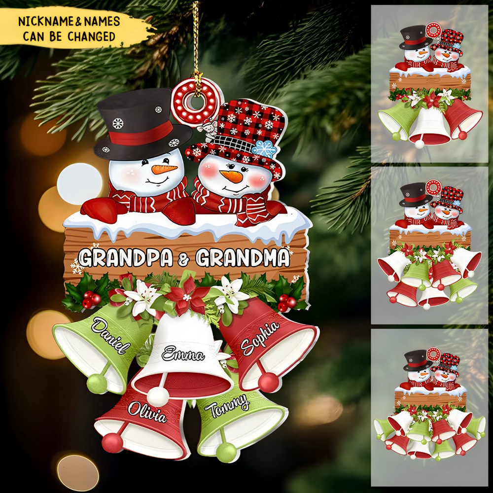 We Take After Our Grandma Personalized Funny Grandkids Ornament, Christmas  Gift For Grandma - teejeep