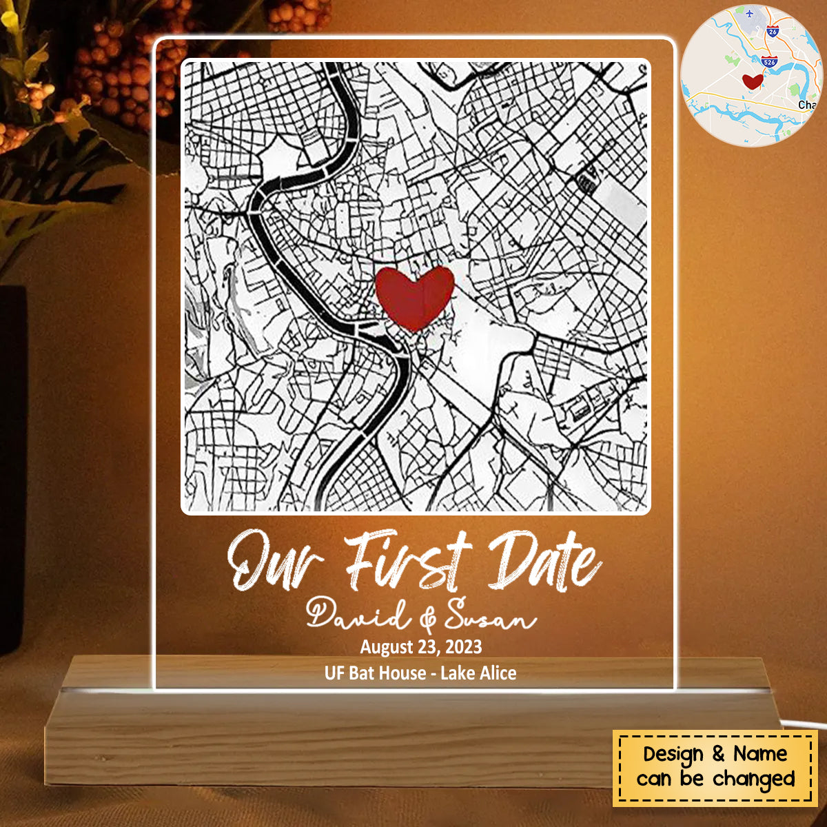 First Date Plaque, First Date Gift, Anniversary Plaque, Couples