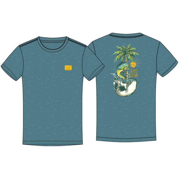 Avid Gear Fishing Salt Water Adult LS T-Shirt Outdoor Style and Comfort LS  T-Shirt - Marlin Sunset Navy, Size: Medium