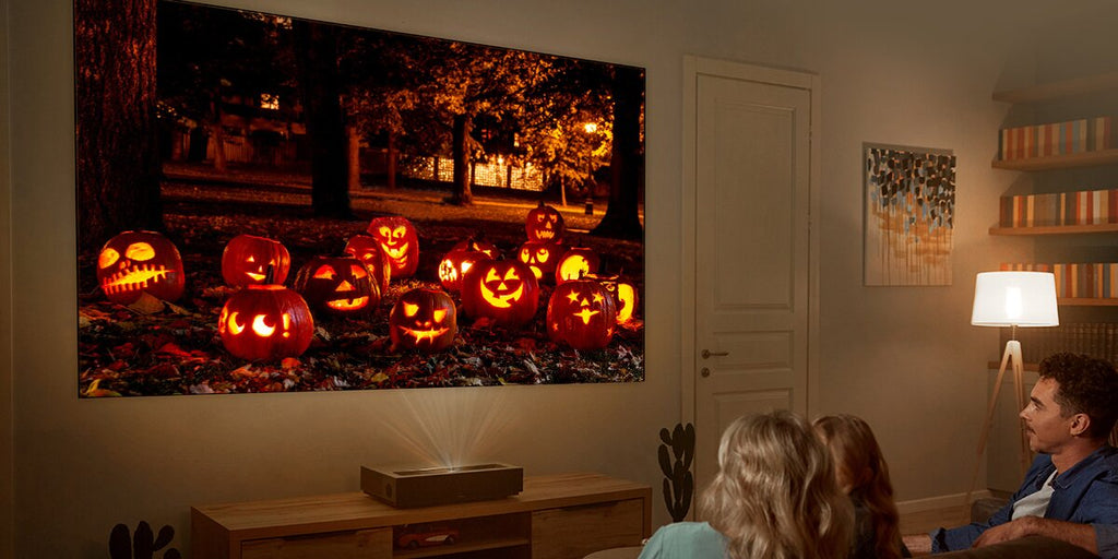 Stream spooky movies on Formovie THEATER Short Throw 4K Projector