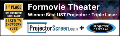 Formovie THEATER 4K UHD Projector was awarded the best triple laser projector 2022