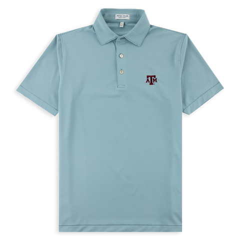 Peter Millar THE PLAYERS Light Blue Jubilee Performance Jersey Polo