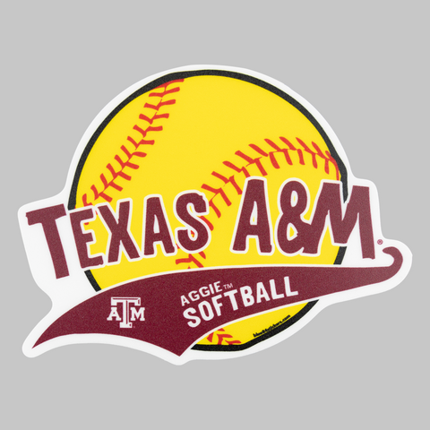 Texas A&M 5.25 x 5 Aggie Mom Lonestar Decal