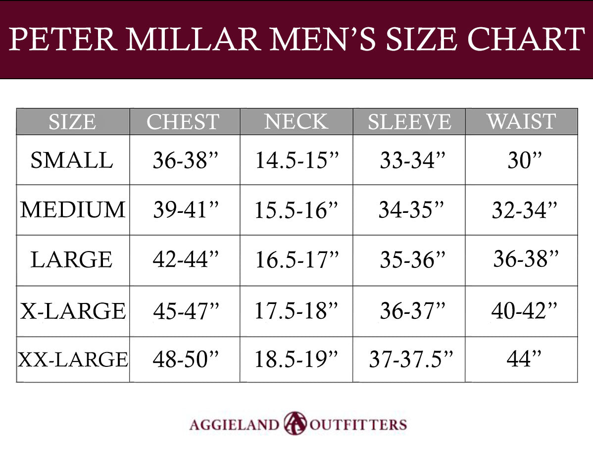 Peter Millar Size Chart ubicaciondepersonas.cdmx.gob.mx