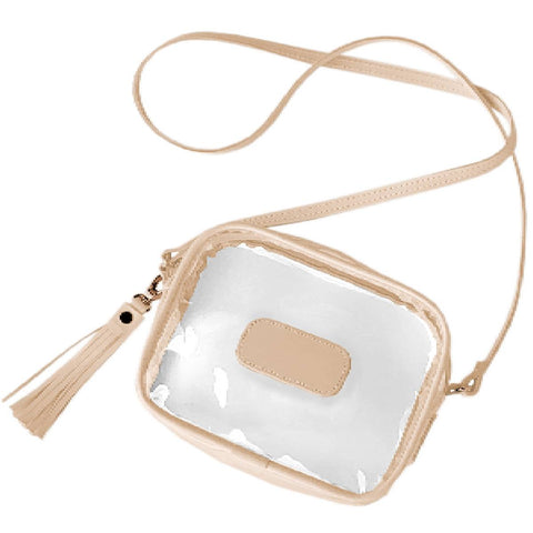 Bridget Maroon Clear Purse