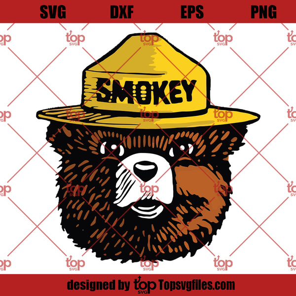 Smokey The Bear Svg Smokey Svg Png Dxf Cut Files For Cricut Ohsvg 1706