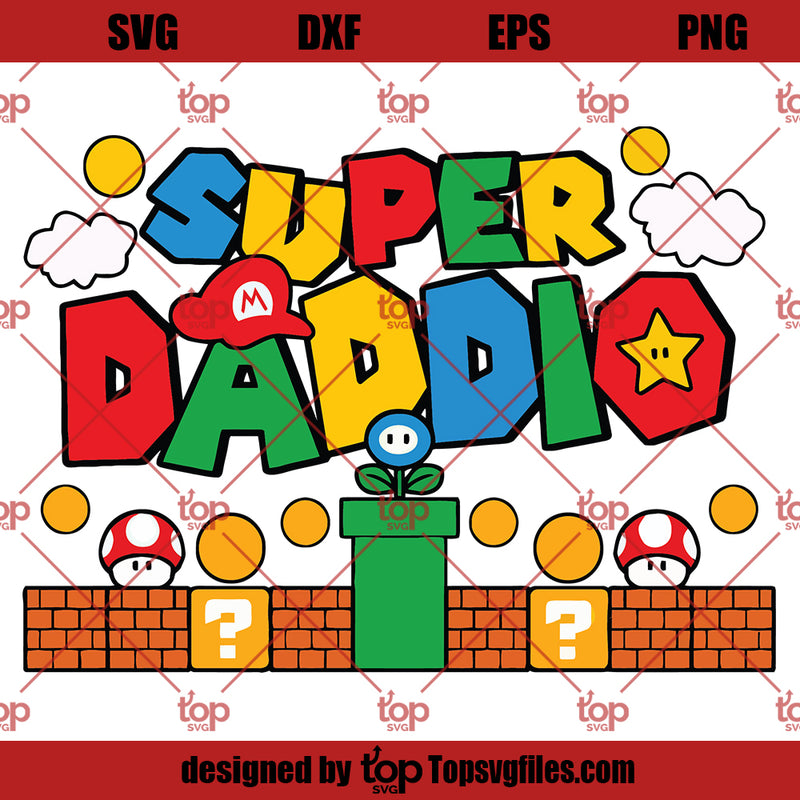 SVG Dream Super Daddio Svg, Fathers Day Svg, Super Dad Svg - ohsvg