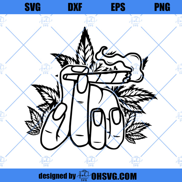 Puff And Pass Svg Sexy Hand Passing Joint Svg Weed Svg Cannabis Svg Ohsvg 2509