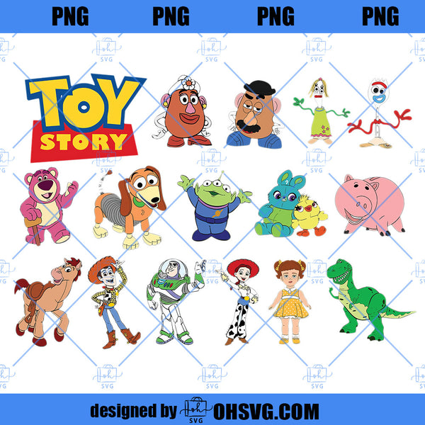 Toy Story PNG Bundle, Woody PNG, Toy Story PNG, Toy Story Characters P ...