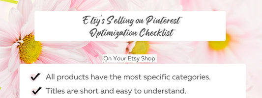 Etsy Product Selling on Pinterest