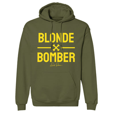 Blonde Bomber Text Hoodie